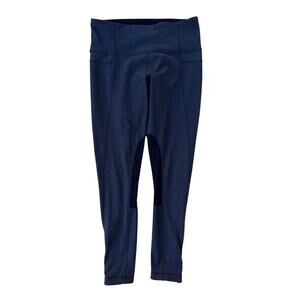 Lululemon Leggings Womens 6 Navy Blue Yoga Pants Athletic Stretch
